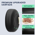 kwmobile Ohr Polster für Logitech Zone 900 / Zone Wireless Plus Ohrpolster Ersatz Ohrpolster Kopfhörer Ersatzteile Kopfhörer Ersatzpolster für Over Ear Headphones