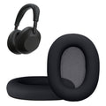 kwmobile 2x Ohr Polster für Sony WH-1000XM6 Ohrpolster - Ersatz Ohrpolster - Kopfhörer Ersatzteile - Kopfhörer Ersatzpolster für Over Ear Headphones Dunkelblau  