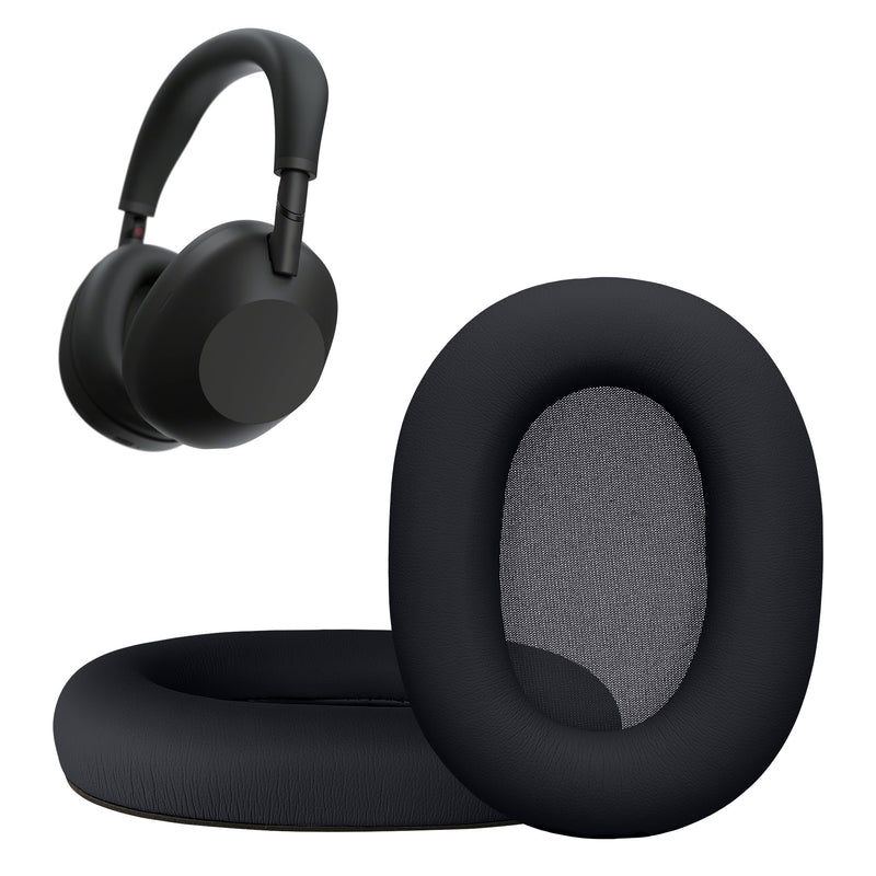 kwmobile 2x Ohr Polster für Sony WH-1000XM6 Ohrpolster - Ersatz Ohrpolster - Kopfhörer Ersatzteile - Kopfhörer Ersatzpolster für Over Ear Headphones Dunkelblau  