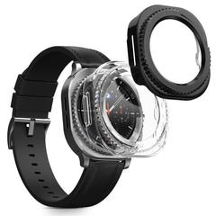 Samsung Galaxy Watch 8 Classic (46mm) 2x Case with Tempered Glass Screen Protector