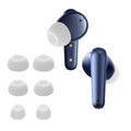 kwmobile 6x Silikonaufsätze für Anker Soundcore Liberty 4 NC - Ersatz Ohrstöpsel in 3 Größen - Ear Tips für In-Ear Kopfhörer - Zubehör Ersatzpolster in Weiß Weiß  