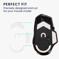 kwmobile Mouse Feet Sticker kompatibel mit Logitech G502 X Plus Ersatz Glider - Mausfüße passgenau - Maus Glides