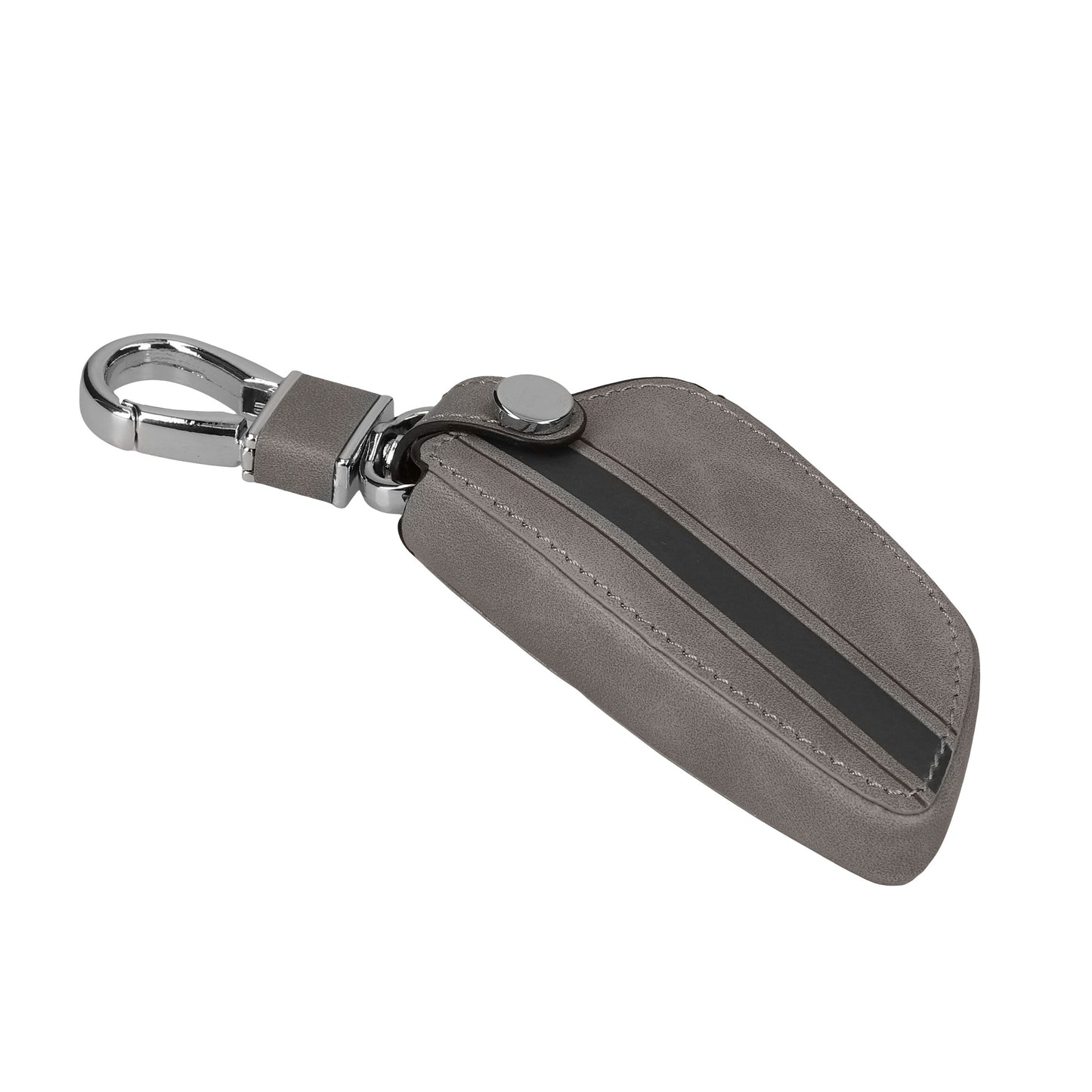 kwmobile Car Key Fob Cover Compatible with BMW 3-Button Smart Key - Faux Leather Protective Case Key Shell Cover