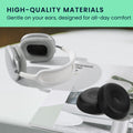 kwmobile Ohr Polster für Jabra Evolve 10 Ohrpolster - Ersatz Ohrpolster - Kopfhörer Ersatzteile - Kopfhörer Ersatzpolster für Over Ear Headphones