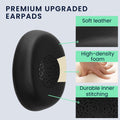 kwmobile Ohr Polster für Jabra Evolve 10 Ohrpolster - Ersatz Ohrpolster - Kopfhörer Ersatzteile - Kopfhörer Ersatzpolster für Over Ear Headphones