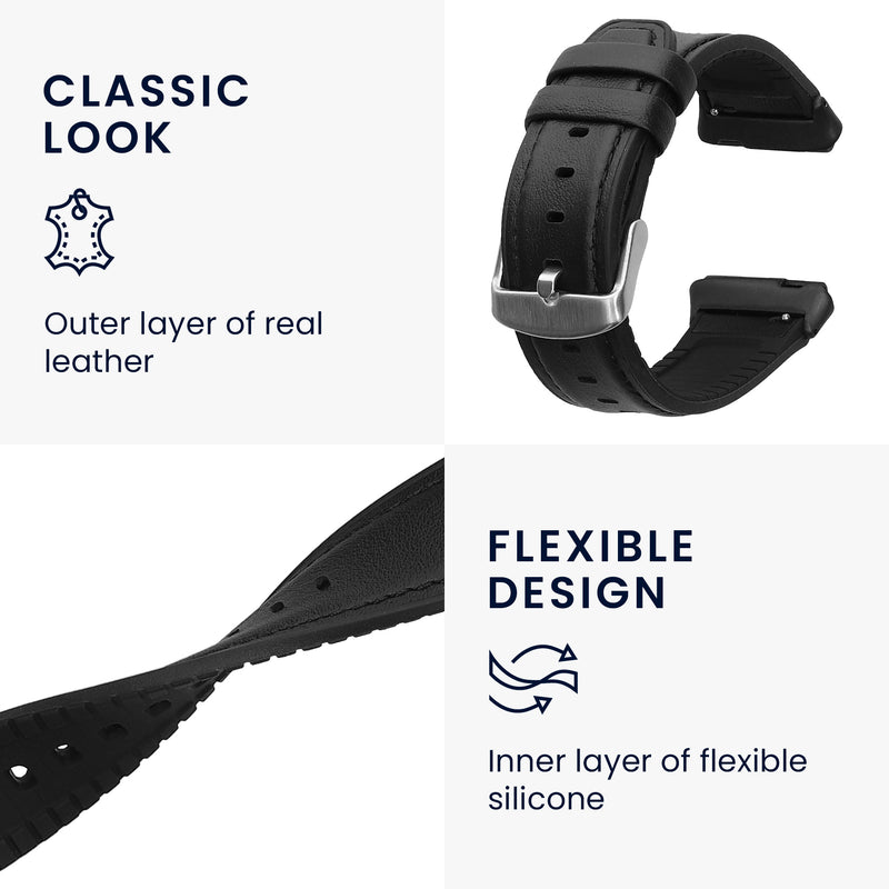 kwmobile Uhrenarmband für Xiaomi Redmi Watch 3 Active / Redmi Watch 3 Lite Armband - Ersatzarmband für Fitnesstracker mit Uhrenverschluss - Wechselarmband Smartwatch