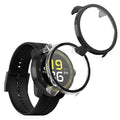 kwmobile 2x Glas Hülle für Suunto Run GPS Schutzhülle - Fullbody Fitnesstracker Case Set aus Glas - Schwarz Transparent Schwarz  [dsg01]