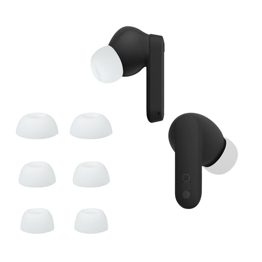 kwmobile 6x Silikonaufsätze für CMF by Nothing Nothing Ear (a) - Ersatz Ohrstöpsel in 3 Größen - Ear Tips für In-Ear Kopfhörer - Zubehör Ersatzpolster in Weiß Weiß  