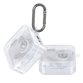kwmobile Schutzhülle für Nothing Ear (3) 2025 Hülle - TPU Silikon Case für Kopfhörer Ladecase - stoßfestes Cover mit Karabiner - Transparent Transparent  
