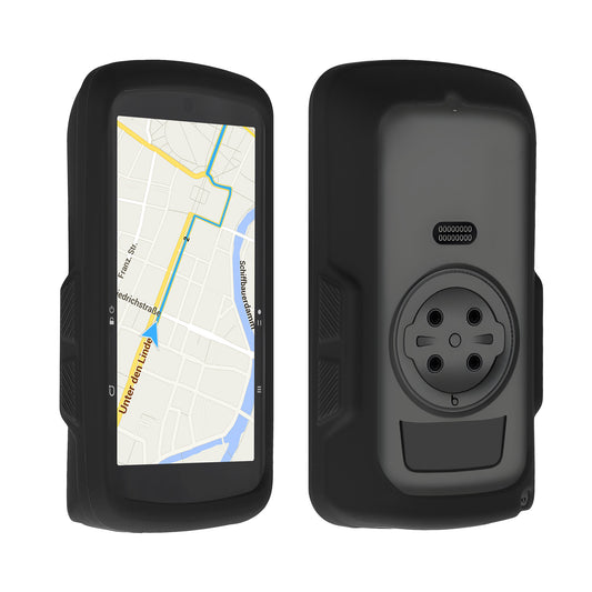 kwmobile Hülle kompatibel mit Bryton Rider S810 - Silikon GPS Fahrrad Case Schutzhülle - in Schwarz Schwarz  