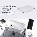 kwmobile Laptop Ständer für Laptop PC / Portable Monitor / Tablet Laptop Stand - Laptopständer Zubehör - Halterung Notebook Ständer - Halter