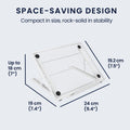 kwmobile Laptop Ständer für Laptop PC / Portable Monitor / Tablet Laptop Stand - Laptopständer Zubehör - Halterung Notebook Ständer - Halter