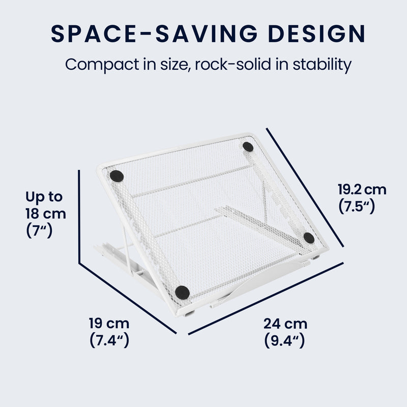 kwmobile Laptop Ständer für Laptop PC / Portable Monitor / Tablet Laptop Stand - Laptopständer Zubehör - Halterung Notebook Ständer - Halter