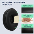 kwmobile Ohr Polster für Jabra Engage 50 / Engage 30 Ohrpolster - Ersatz Ohrpolster - Kopfhörer Ersatzteile - Kopfhörer Ersatzpolster für Over Ear Headphones