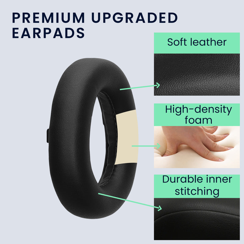 kwmobile Ohr Polster für Beyerdynamic AVENTHO 300 Ohrpolster Ersatz Kopfhörer Ersatzteile Over Ear Headphones