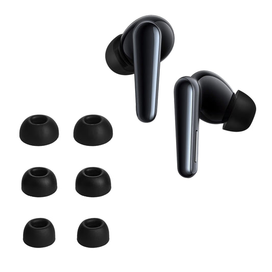 kwmobile 6x Silikonaufsätze für Anker Soundcore Liberty 5 - Ersatz Ohrstöpsel in 3 Größen - Ear Tips für In-Ear Kopfhörer - Zubehör Ersatzpolster in Schwarz Schwarz  