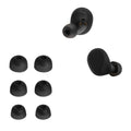 kwmobile 6x Silikonaufsätze für Jabra Elite 8 Active - Ersatz Ohrstöpsel in 3 Größen - Ear Tips für In-Ear Kopfhörer - Zubehör Ersatzpolster in Schwarz Schwarz  