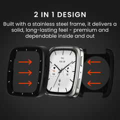 Amazfit Active 2 Square Stainless Steel Case