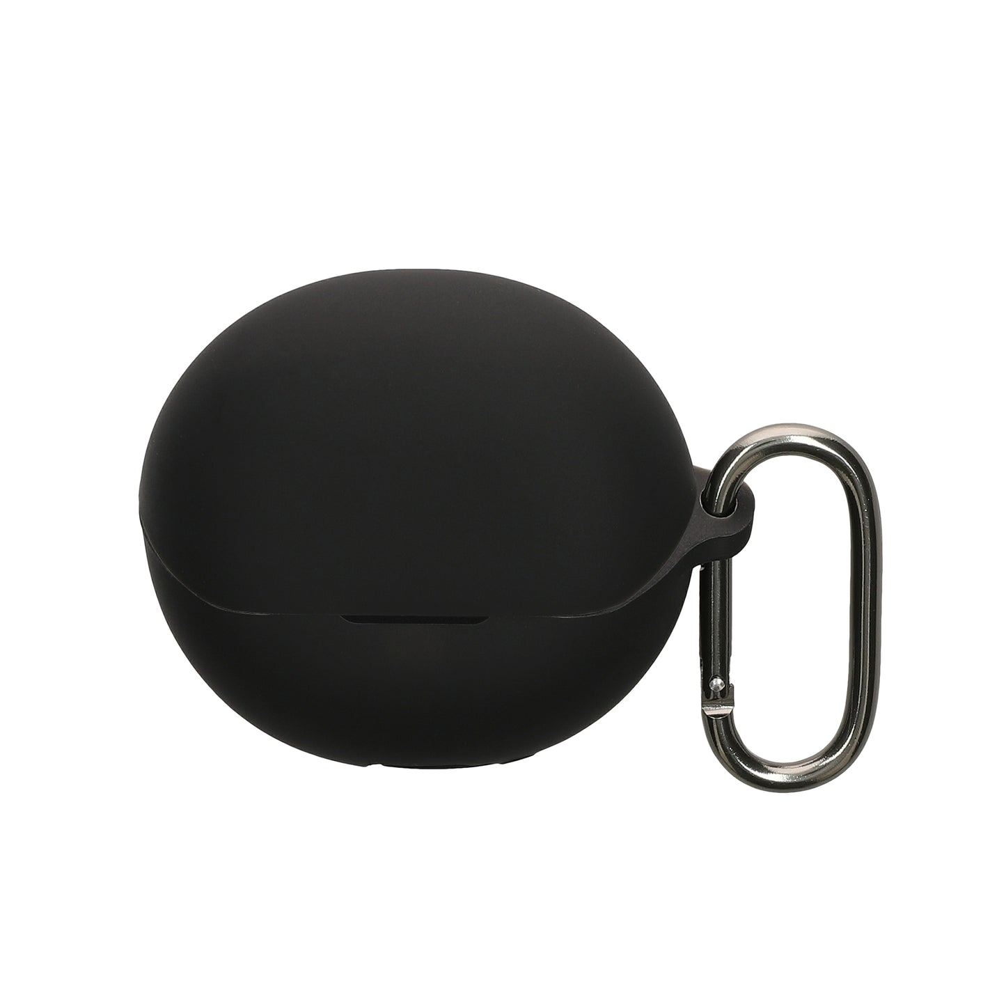 kwmobile Schutzhülle für Baseus Inspire XP1 Hülle - TPU Silikon Case für Kopfhörer Ladecase - stoßfestes Cover mit Karabiner - Schwarz Schwarz  