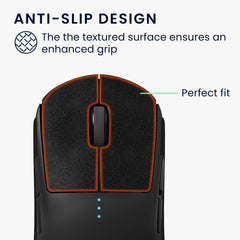 kwmobile Gaming Maus Grip Tape für Logitech G Pro Wireless Mouse Grip Tape - Rutschfestes Griffband für PC Maus