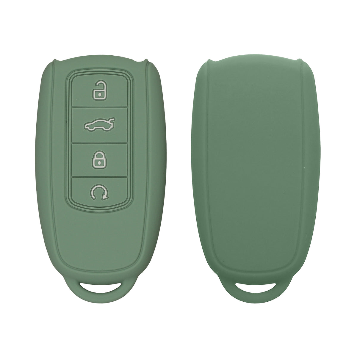 kwmobile Schlüsselhülle für Chery Omoda C5 / Jaecoo 7 / Tiggo 7 Pro 8 Pro / Arrizo 5 Hülle - Autoschlüssel Schlüssel Hülle aus Silikon - Schlüsselschutz Gehäuse in Porzellan Grün Porzellan Grün  [dsg05]
