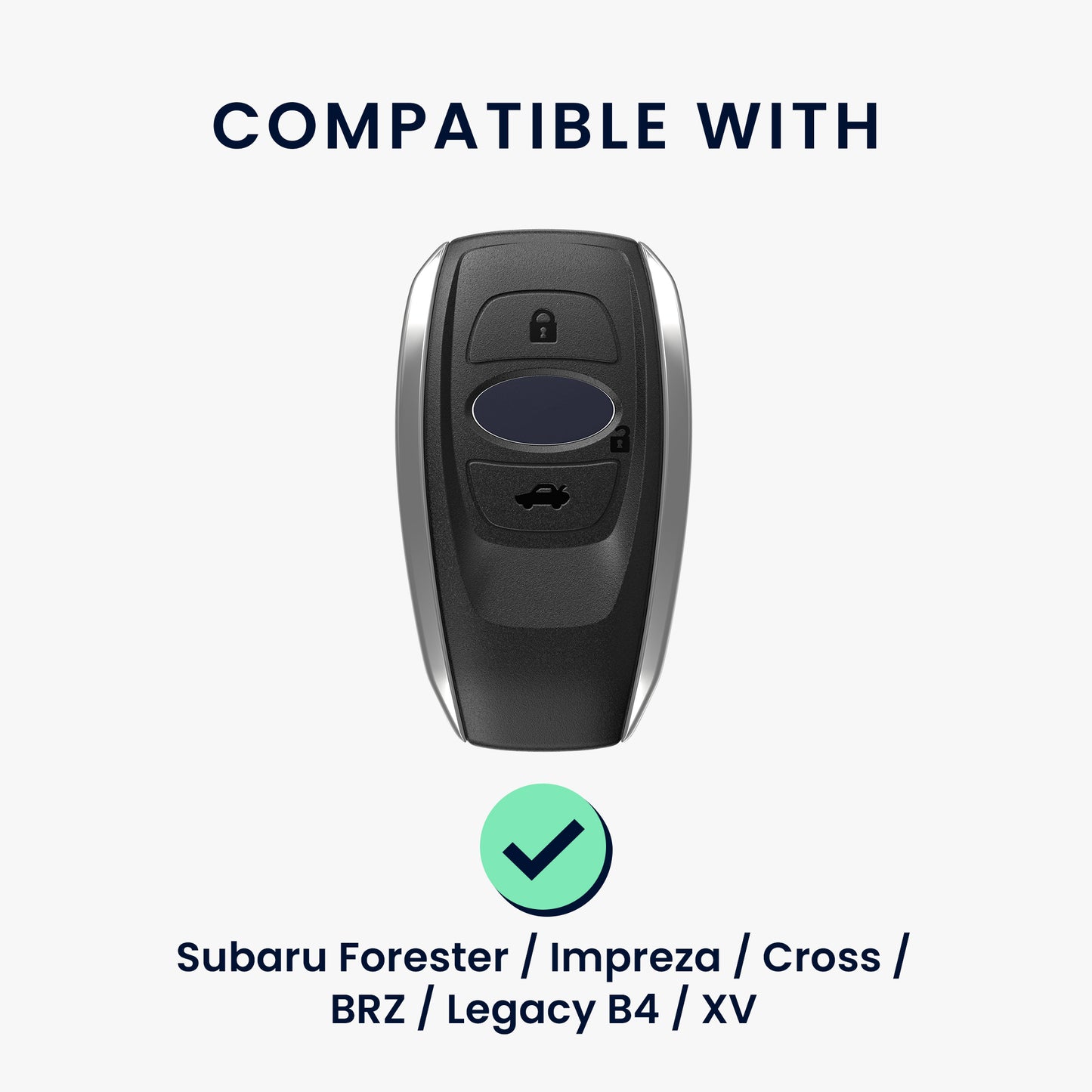kwmobile Schlüsselhülle für Subaru Forester Impreza Cross BRZ Legacy B4 XV Hülle - Autoschlüssel Schlüssel Hülle aus Silikon - Schlüsselschutz Gehäuse