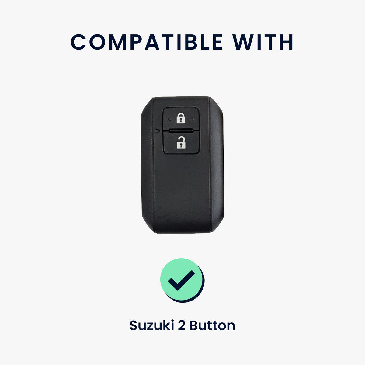 Suzuki 2-Tasten Autoschlüssel Keyless Go Schlüsselhülle KWM000041FF002C