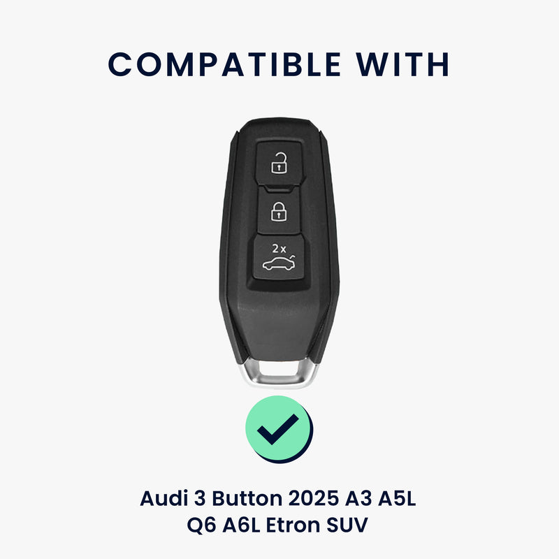 Audi 3-Tasten 2025 A3 A5L Q6 A6L Etron SUV Autoschlüssel Schlüsselhülle KWM000041FG001C
