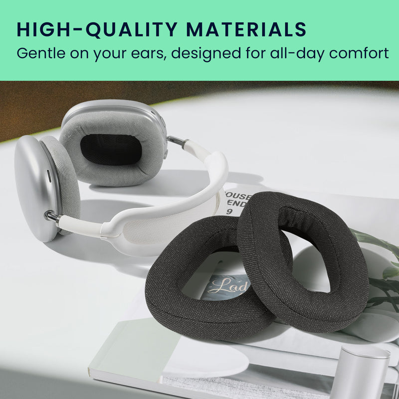 kwmobile Ohr Polster für Logitech Zone Vibe 100 - Ersatz Ohrpolster - Kopfhörer Ersatzteile - Kopfhörer Ersatzpolster für Over Ear Headphones