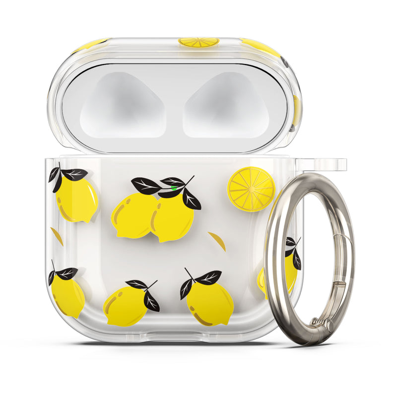 Apple Airpods 4 Silikon Kopfhörer Hülle Zitronen