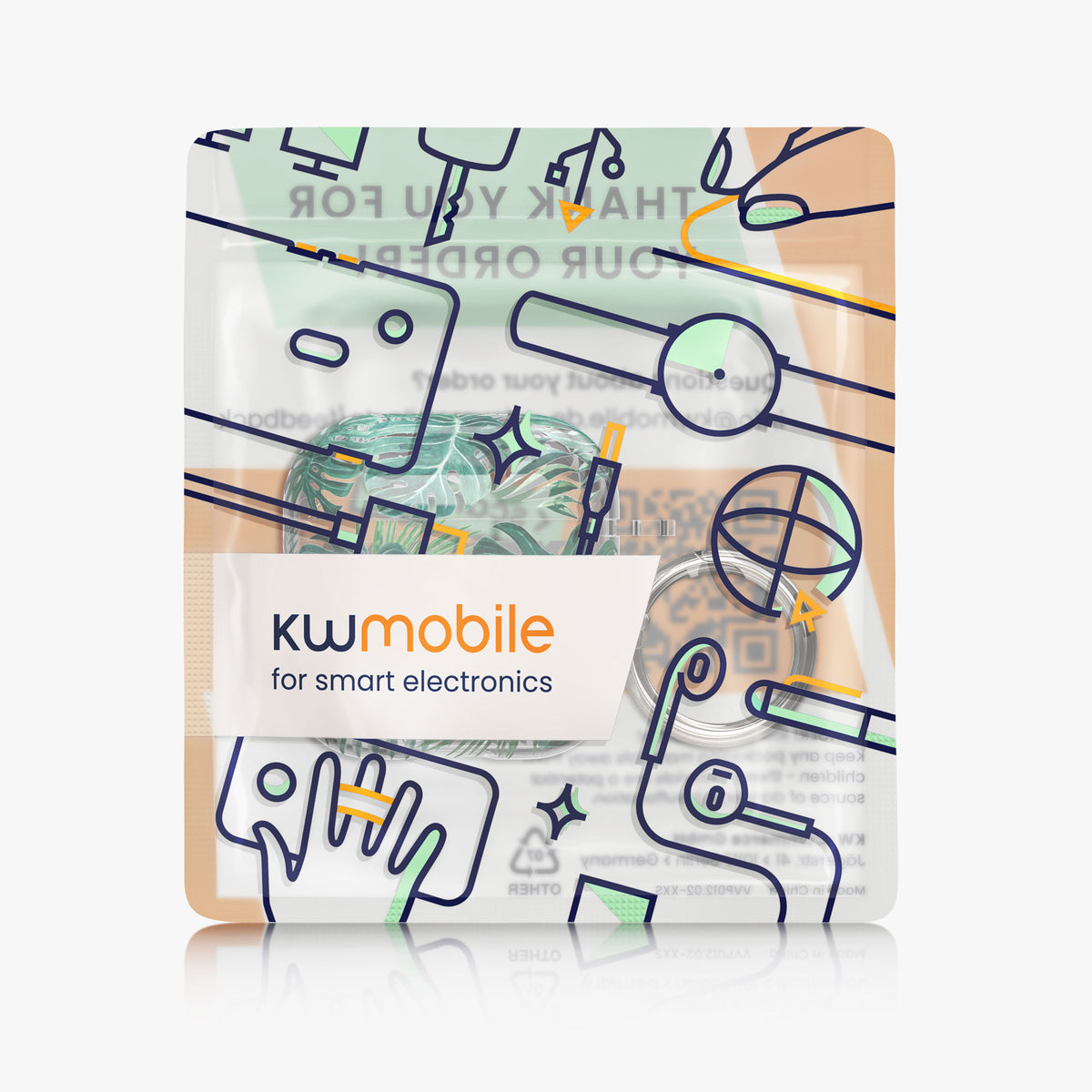 Apple Airpods 4 Silikon Kopfhörer Hülle KWM000041GY003C