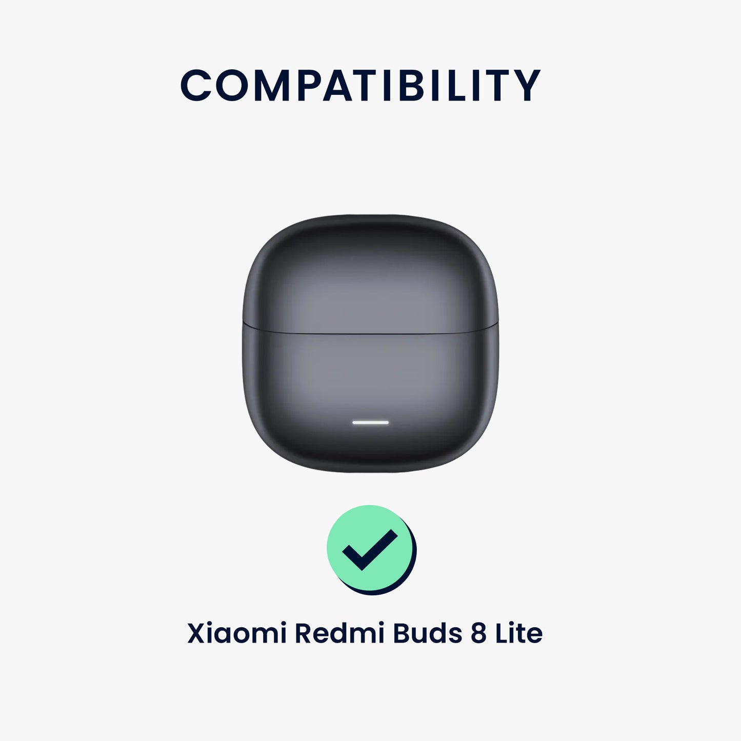 kwmobile Schutzhülle für Xiaomi Redmi Buds 8 Lite Hülle - TPU Silikon Case für Kopfhörer Ladecase - stoßfestes Cover mit Karabiner - Hellgrün Hellgrün