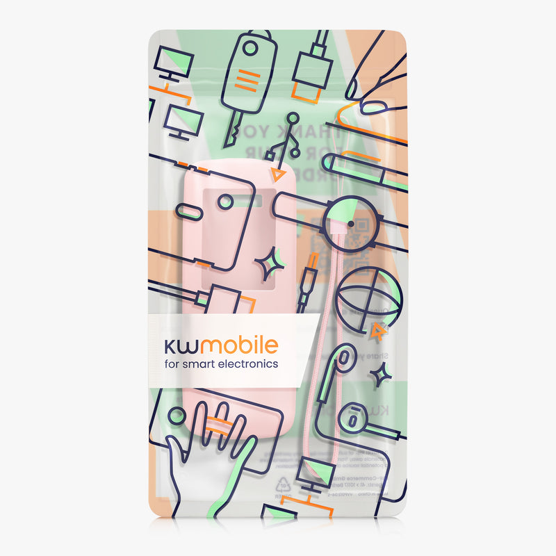 kwmobile Silikon Hülle für Anker Prime Power Bank 26250mAh 300W Case - Powerbank Hülle für unterwegs - Tasche für Power Bank - Altrosa Altrosa