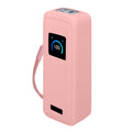 kwmobile Silikon Hülle für Anker Prime Power Bank 26250mAh 300W Case - Powerbank Hülle für unterwegs - Tasche für Power Bank - Altrosa Altrosa