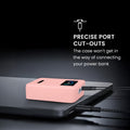 kwmobile Silikon Hülle für Anker Prime Power Bank 26250mAh 300W Case - Powerbank Hülle für unterwegs - Tasche für Power Bank - Altrosa Altrosa