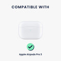 Apple Airpods Pro 3 Silikon Kopfhörer Hülle mit Karabiner KWM000041KG001C