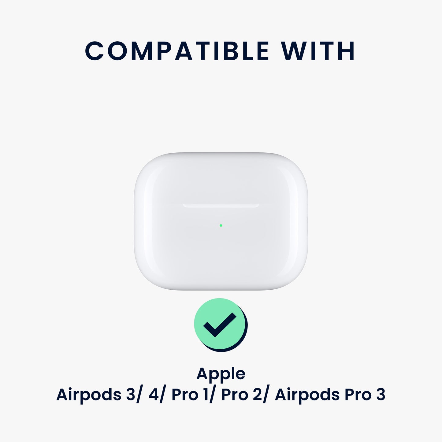 kwmobile Silikon Halteband für Apple Airpods 3 / 4 / Pro 1 / Pro 2 / Airpods Pro 3 Halterung Jogging - in-Ear Headphones Band Strap - Kopfhörer Zubehör - Schwarz matt Schwarz matt