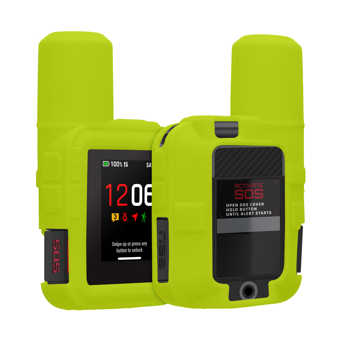 Garmin inReach Mini 3 / Mini 3 Plus Silikon GPS Hülle Neon Gelb