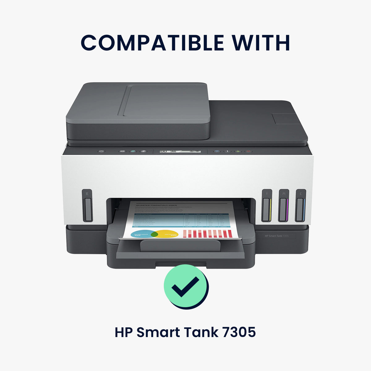HP Smart Tank 7305 Staubschutzhülle KWM000041LN001C