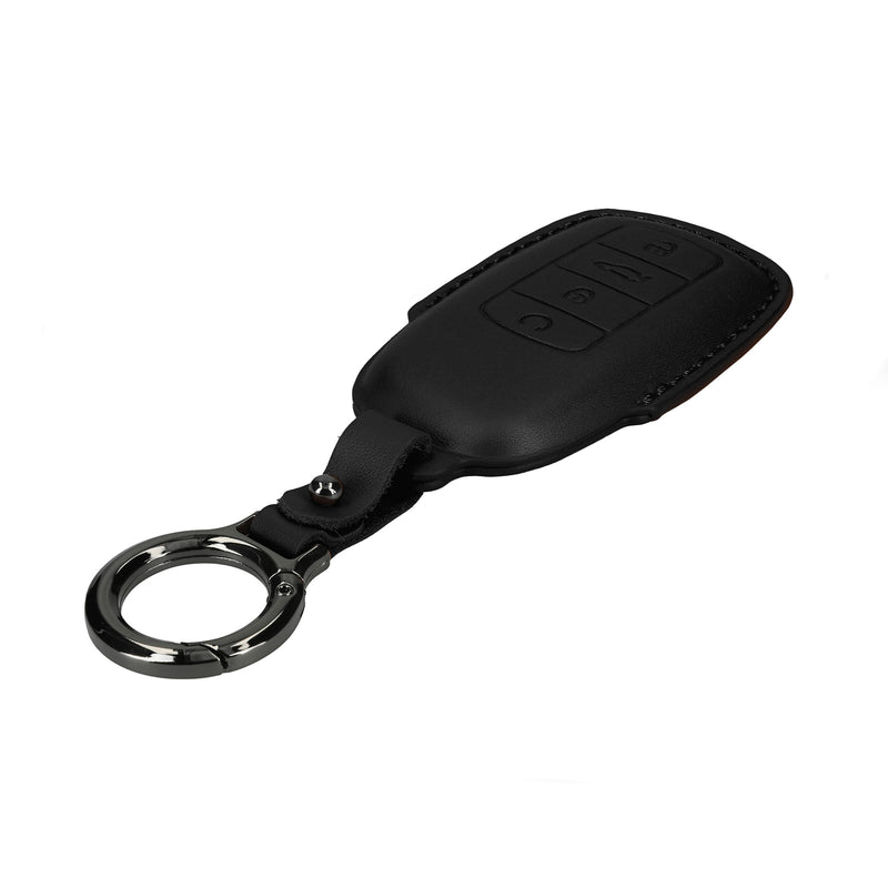 kwmobile Schlüsselhülle für Chery Omoda C5 / Jaecoo 7 / Tiggo 7 Pro 8 Pro / Arrizo 5 Hülle Leder - Autoschlüssel Schlüssel Hülle - Schlüsselcover Schlüsselschutz in Schwarz Schwarz