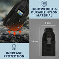Garmin Alpha 300 200 100 / GPSMAP 67i 65s 66i 79s 79sc Nylon GPS Hülle mit Gürtelclip Schwarz KWM000041ND001C