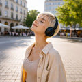 kwmobile 2x Mesh Polyester Ohr Polster für Sony MDR-1000X / WH-1000XM2 Ohrpolster - Ersatz Ohrpolster - Kopfhörer Ersatzteile - Kopfhörer Ersatzpolster für Over Ear Headphones Schwarz