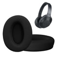 kwmobile 2x Mesh Polyester Ohr Polster für Sony MDR-1000X / WH-1000XM2 Ohrpolster - Ersatz Ohrpolster - Kopfhörer Ersatzteile - Kopfhörer Ersatzpolster für Over Ear Headphones Schwarz