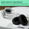 kwmobile 2x Mesh Polyester Ohr Polster für Sony MDR-1000X / WH-1000XM2 Ohrpolster - Ersatz Ohrpolster - Kopfhörer Ersatzteile - Kopfhörer Ersatzpolster für Over Ear Headphones Schwarz