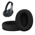 kwmobile 2x Mesh Polyester Ohr Polster für Sony MDR-1000X / WH-1000XM2 Ohrpolster - Ersatz Ohrpolster - Kopfhörer Ersatzteile - Kopfhörer Ersatzpolster für Over Ear Headphones Schwarz