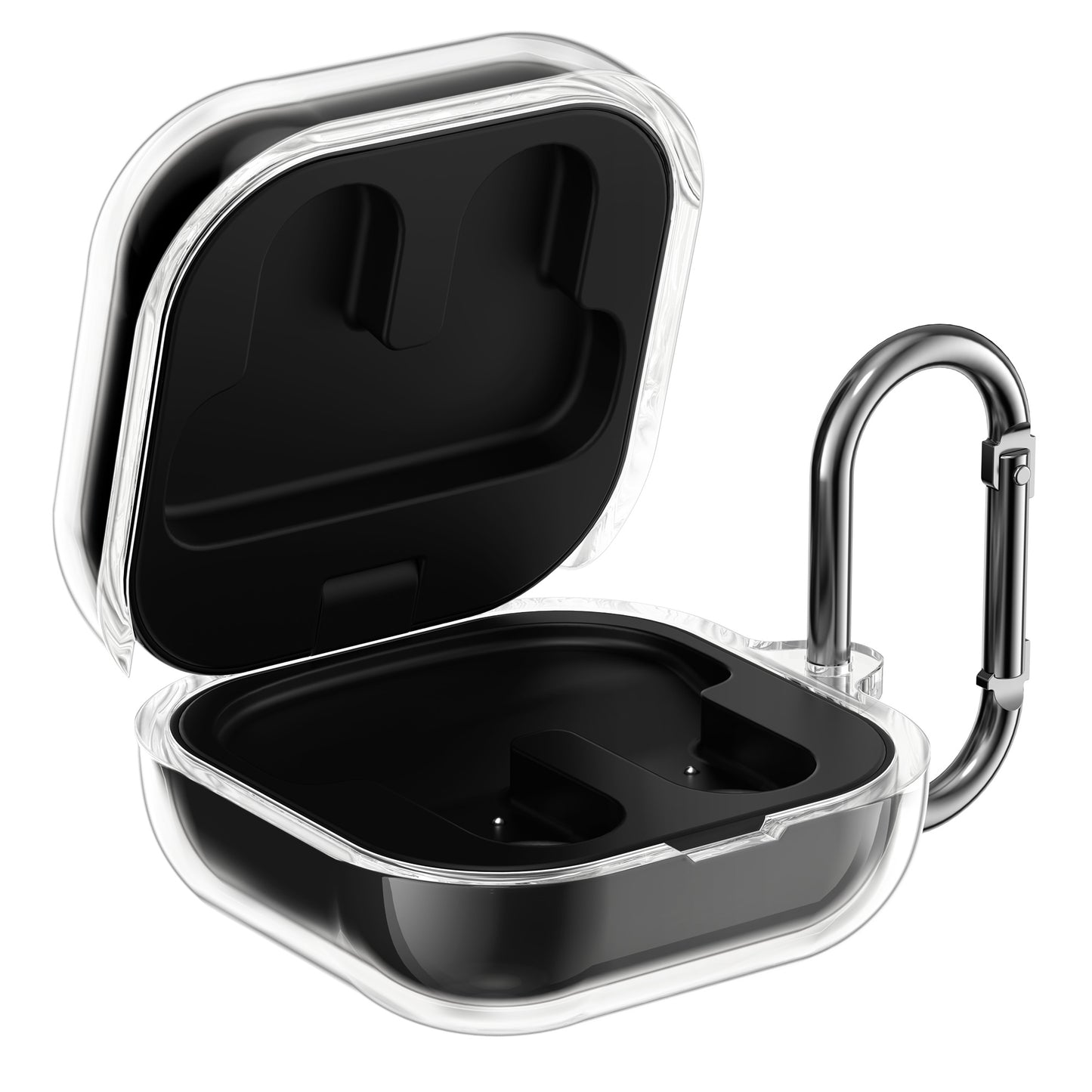 kwmobile Hülle für Sony LinkBuds Clip WF-LC900 Case - TPU Silikon Schutzhülle - Kopfhörer Cover - Transparent Transparent
