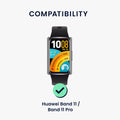 kwmobile Sportarmband kompatibel mit Huawei Band 11 / Band 11 Pro Armband - Großes Set Smartwatch Armband in verschiedenen Farben