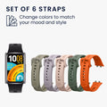 kwmobile Sportarmband kompatibel mit Huawei Band 11 / Band 11 Pro Armband - Großes Set Smartwatch Armband in verschiedenen Farben
