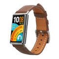 kwmobile Echtleder Uhrenarmband für Huawei Band 11 / Band 11 Pro Armband - Ersatzarmband für Fitnesstracker - Wechselarmband Smartwatch - Braun Braun  