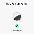 kwmobile Bluetooth Tracker Halter für Apple AirTag - Silikon Schutzhülle für Hunde Katzen Halsband - Smart Tag Holder für Haustiere - 1er Set Schwarz Schwarz Schwarz